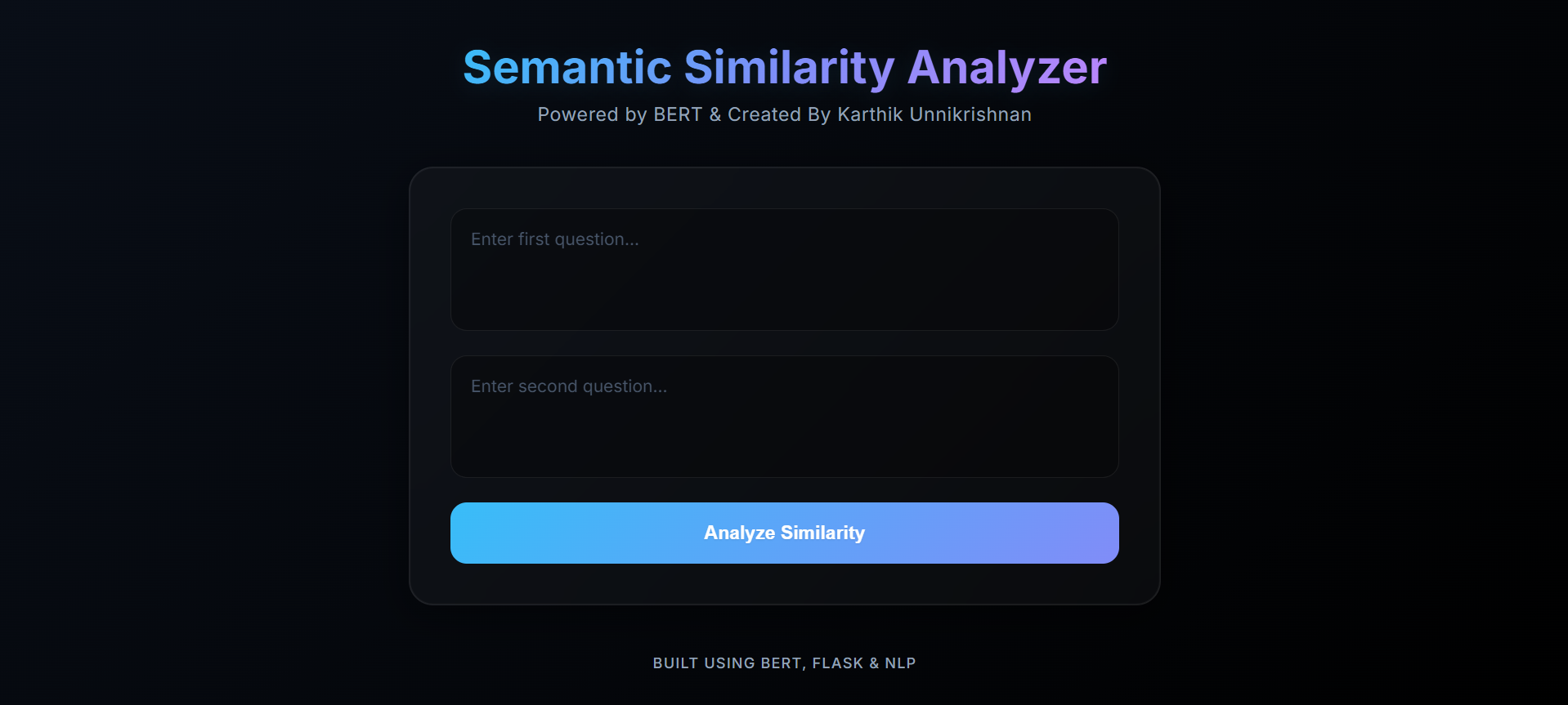 Semantic Detection screenshot